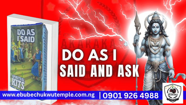 Do As I Said and Ask